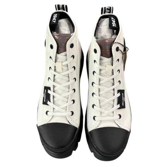 Palladium Women's Size 8 Revolt Hi TX Platform Boots Star White 97242-116-M - Picture 4 of 10
